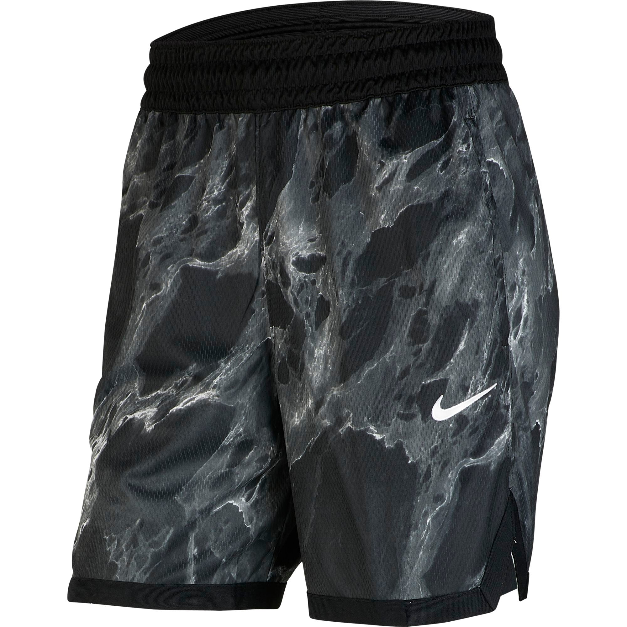 Nike Womens Basketball Dri-Fit Marble Shorts Black/White