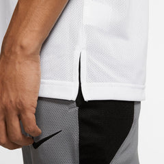 Nike Basketball Dri-Fit Classic Short Sleeved Top - White/Black