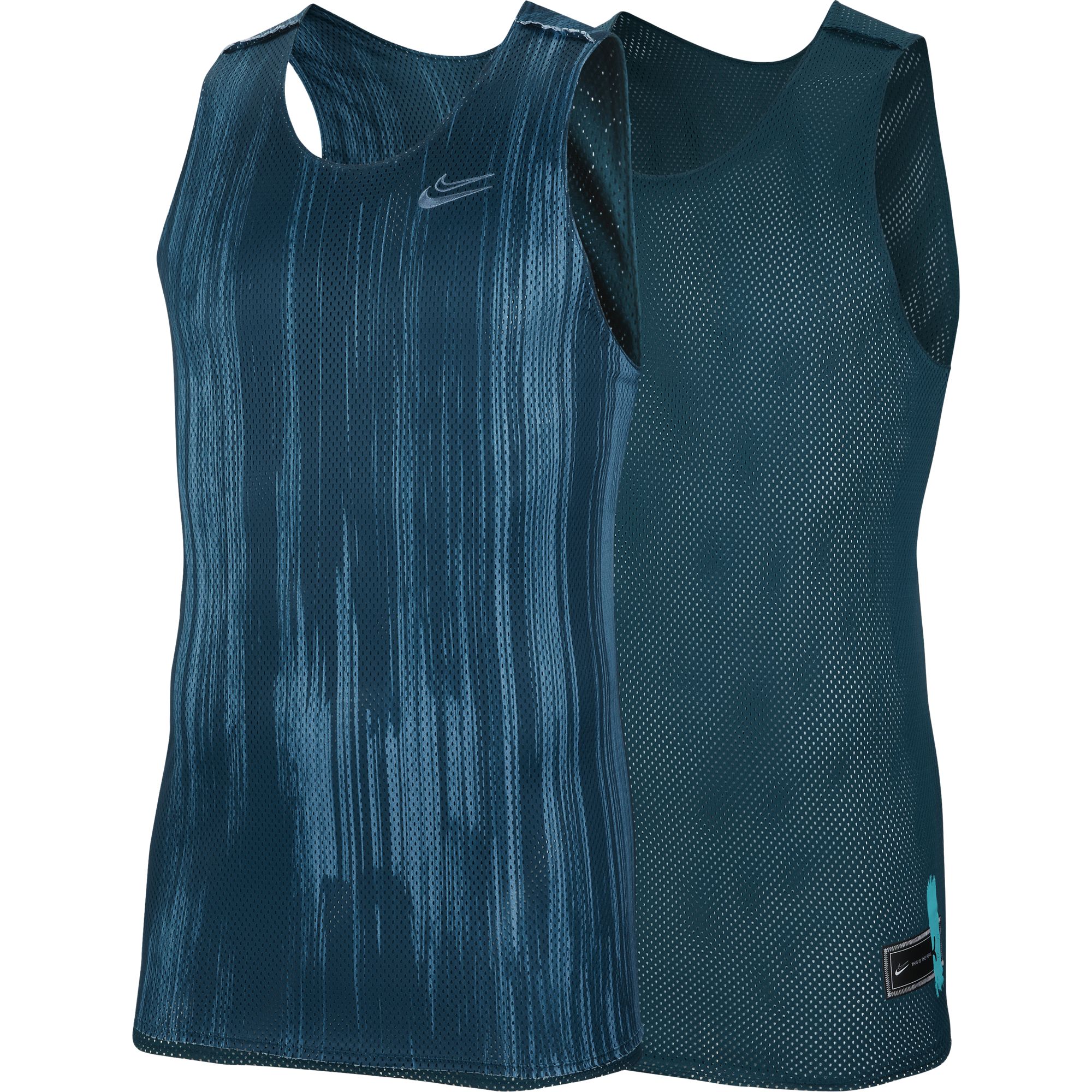 Nike KD Dri-fit Reversible Basketball Jersey Midnight Turquoise/Ceru