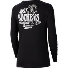 Nike Womens Basketball Dri-fit Long-Sleeved Tee - Black
