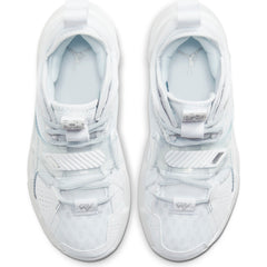 Nike Kids Jordan Why Not Zer0.3 Basketball Boot/Shoe - White/Metallic Silver/Black