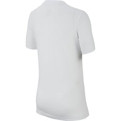 Nike Kids Straight Baller Textured Graphic Tee - White/Black