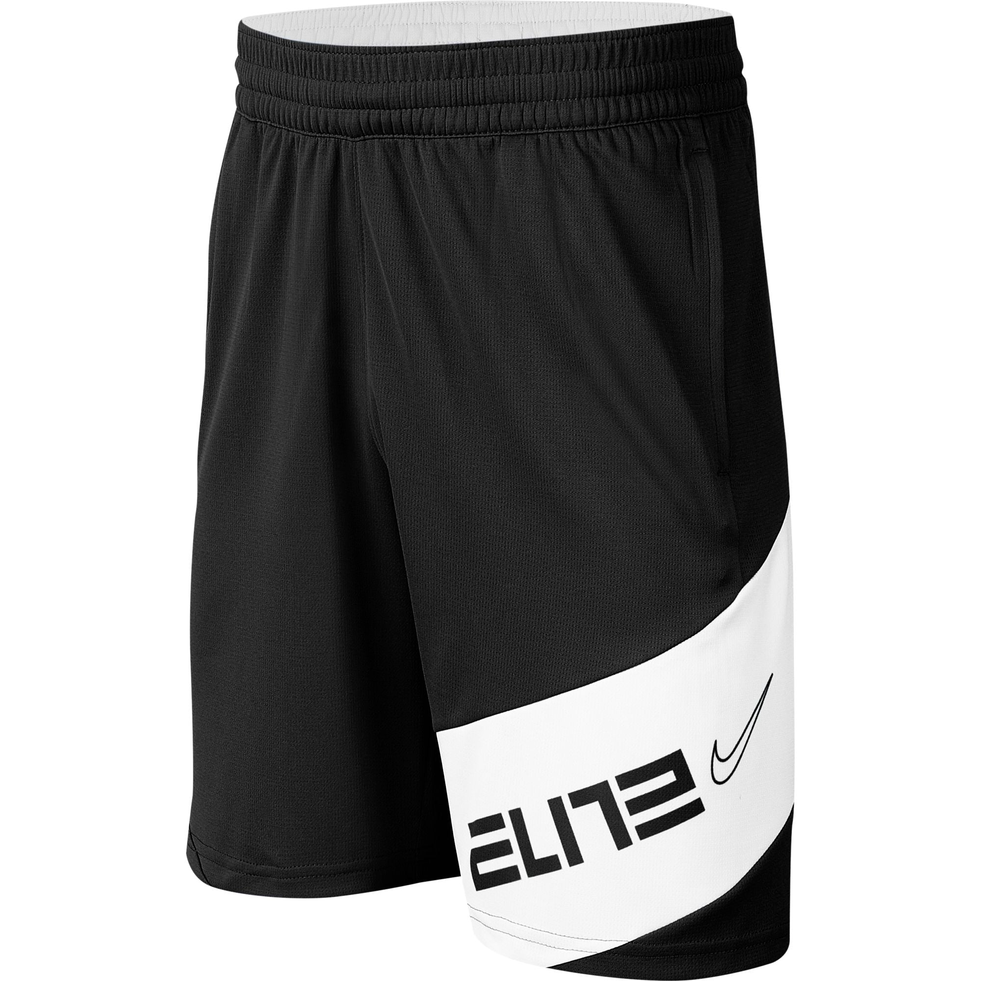 Nike Kids Elite Graphic Basketball Shorts Black/White