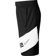 Nike Kids Elite Graphic Basketball Shorts - Black/White
