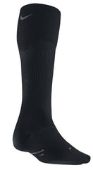Nike Anti Blister Support Knee-High Running Socks (1 Pair) - Black/Grey