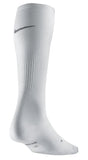 Nike Anti Blister Support Knee-High Running Socks (1 Pair) - White/Grey