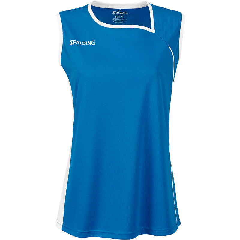 Spalding 4Her II Basketball Top - Cyan/White SP-3002411-09