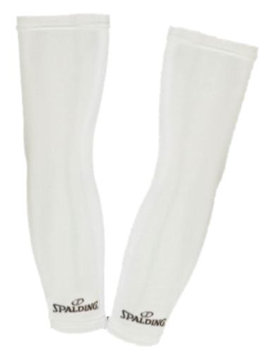 Spalding Shooting Compression Sleeves (Pack of two) - White-L SP-3009284-01