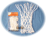 Sure Shot Heavy Duty Nylon Basketball Net - White-Standard Size