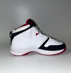 Nike Kids Basketball Boot / Shoe Team Hustle D 4 - White/Varsity Red/Black