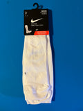 Nike Anti Blister Support Knee-High Running Socks (1 Pair) - White/Grey