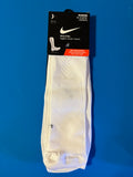 Nike Anti Blister Support Knee-High Running Socks (1 Pair) - White/Grey