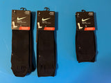 Nike Anti Blister Support Knee-High Running Socks (1 Pair) - Black/Grey