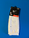 Nike Anti Blister Support Knee-High Running Socks (1 Pair) - White/Grey