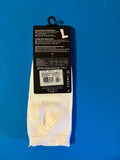 Nike Anti Blister Support Knee-High Running Socks (1 Pair) - White/Grey