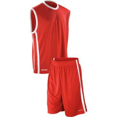 TEAM SET - Basketball Kits - Spiro - CHOICE OF 4 COLOURS - 12 Tops, 12 Shorts