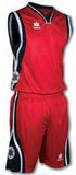 Luanvi Unisex/All Mate Basketball Kit - Red/Black/White LU-05602-0024