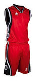 Luanvi Unisex/All Mate Basketball Kit - Red/Black/White