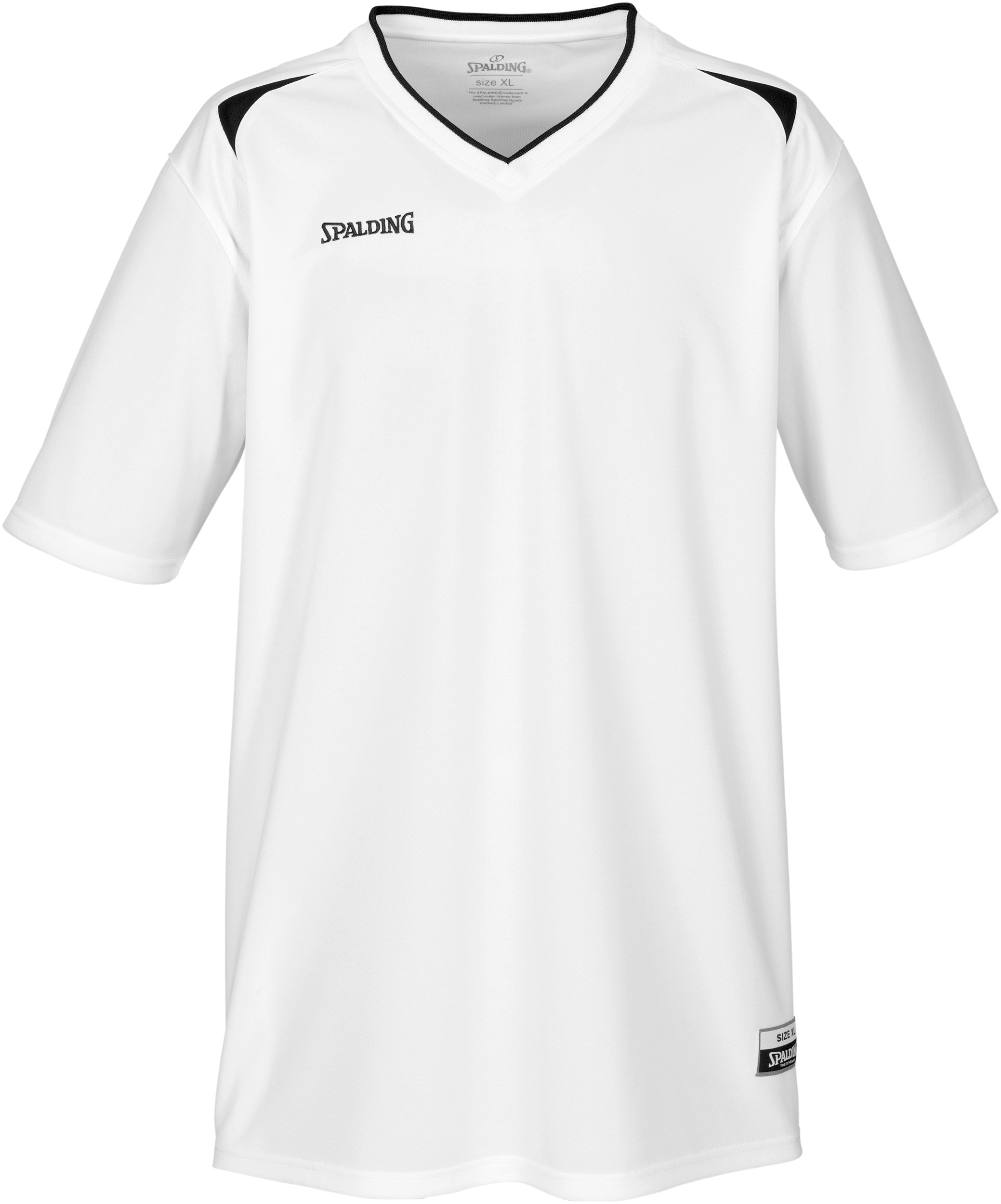 Spalding Basketball Attack Shooting Shirt - White Black SP-300211603