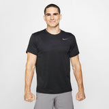 Nike Training Superset Short Sleeved Top - Black/Metallic Hematite NK-AJ8021-010