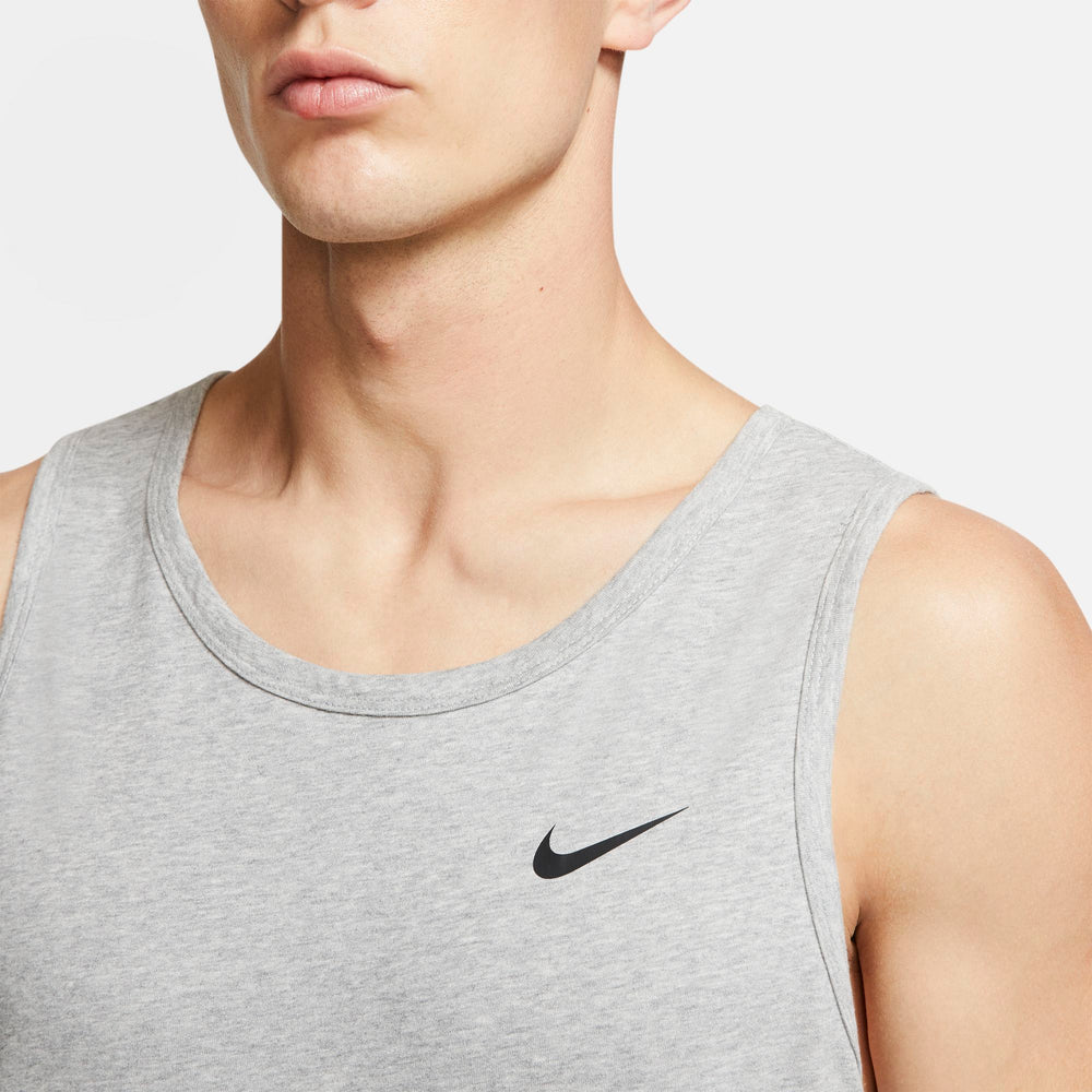 Nike Training Dri-fit Tank - Dark Grey Heather/Black NK-AR6069-063