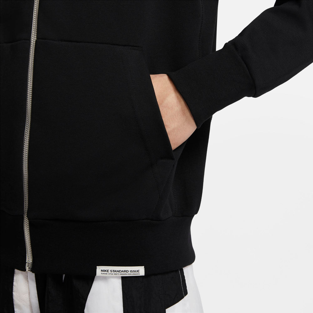 Nike Basketball Dri-fit Standard Issue Full-Zip Hoody - Black/Pale Ivory NK-CK6362-010