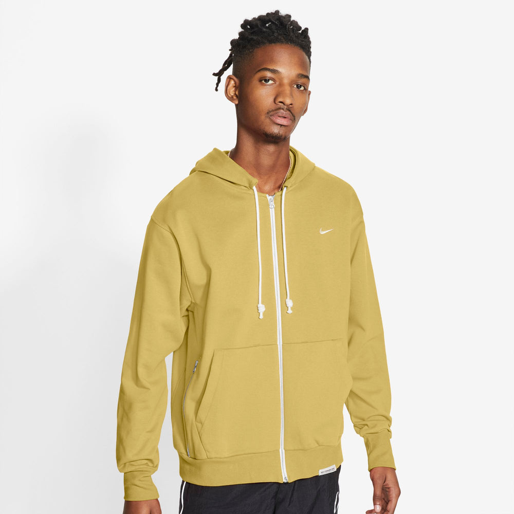 Nike Basketball Dri-fit Standard Issue Full-Zip Hoody - Saturn Gold/Pale Ivory NK-CK6362-700
