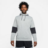 Nike Jordan Air Therma Fleece Pullover Hoody - Carbon Heather/Black