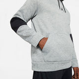Nike Jordan Air Therma Fleece Pullover Hoody - Carbon Heather/Black NK-CK6789-091