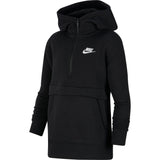 Nike Kids Sportswear Club 1/2 Zip Hoodie - Black/White