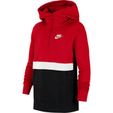 Nike Kids Sportswear Club 1/2 Zip Hoodie - University Red/Black/White