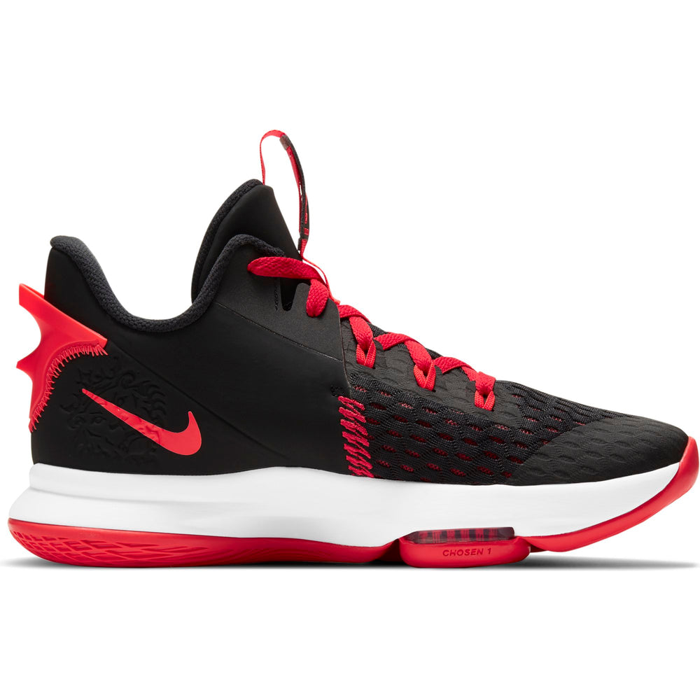Nike Lebron Witness 5 Basketball Boot/Shoe - Black/Bright Crimson/University Red NK-CQ9380-005