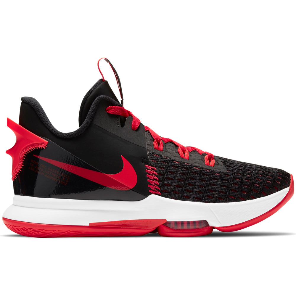 Nike Lebron Witness 5 Basketball Boot/Shoe - Black/Bright Crimson/University Red NK-CQ9380-005