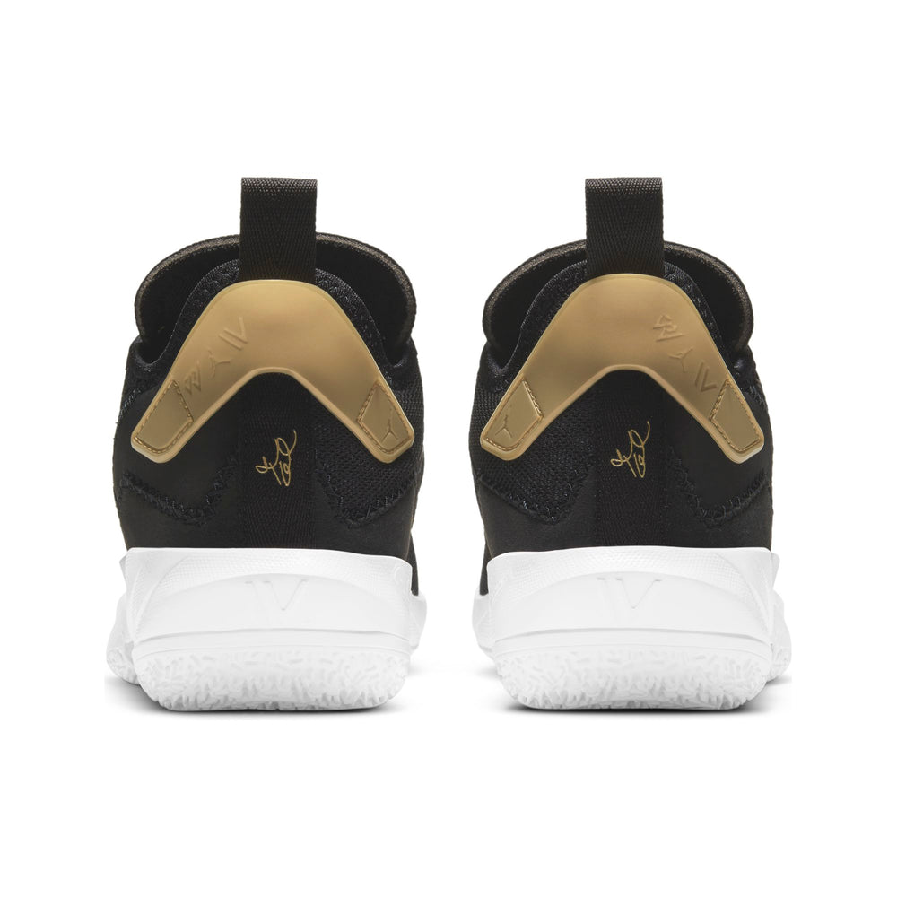 Nike Kids Jordan Basketball Why Not Zer0.4 Basketball Boot/Shoe - Black/White/Metallic Gold NK-CQ9430-001