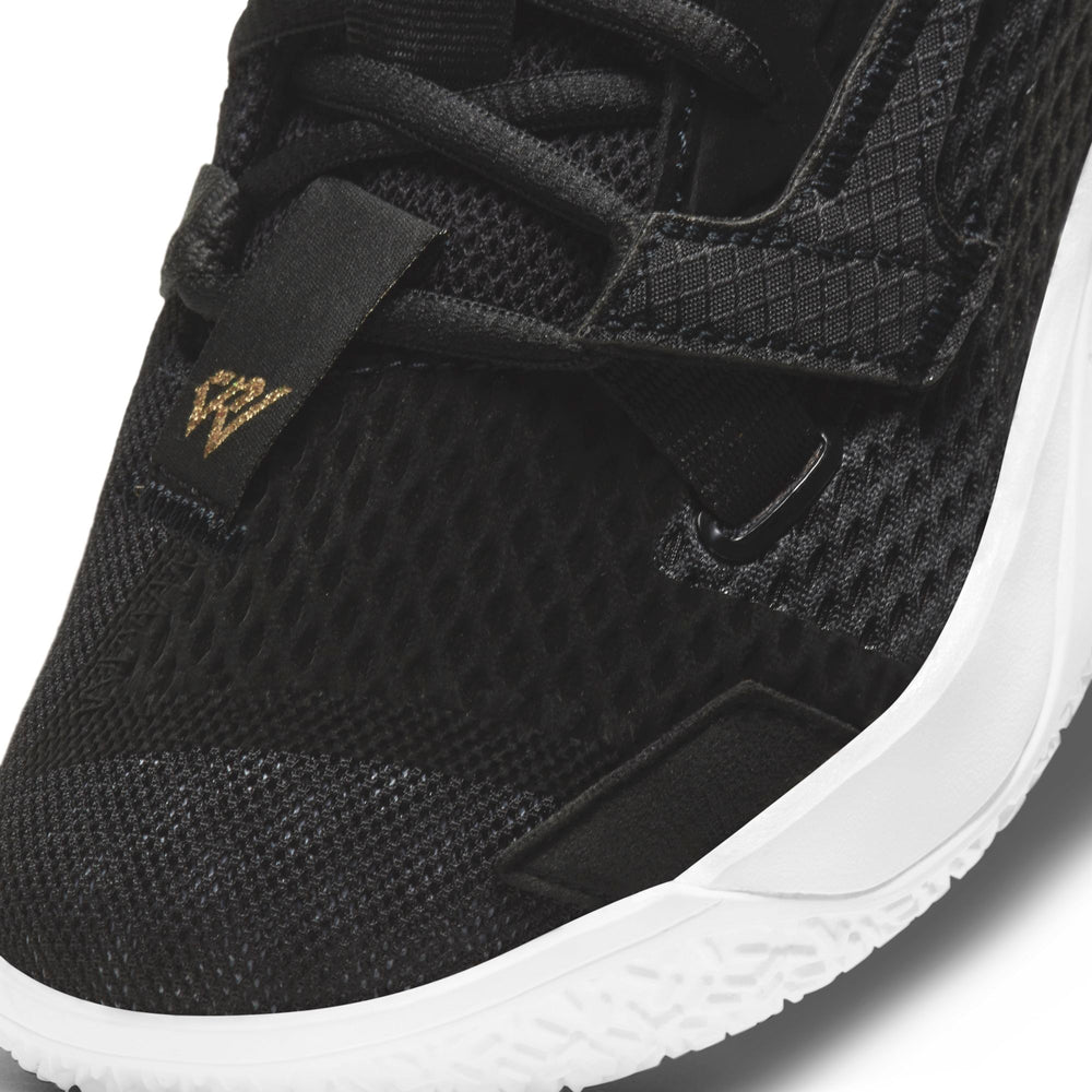 Nike Kids Jordan Basketball Why Not Zer0.4 Basketball Boot/Shoe - Black/White/Metallic Gold NK-CQ9430-001