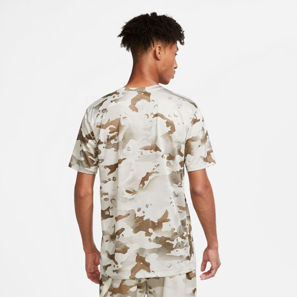 Nike Training Dri-fit Camo Tee - Light Bone/Sail NK-CU8477-072
