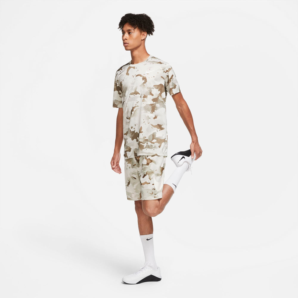 Nike Training Dri-fit Camo Tee - Light Bone/Sail NK-CU8477-072
