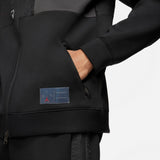 Nike Jordan Air Fleece Full-Zip Hoody - Black/Dark Smoke Grey NK-CV2328-010