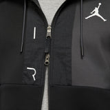 Nike Jordan Air Fleece Full-Zip Hoody - Black/Dark Smoke Grey NK-CV2328-010