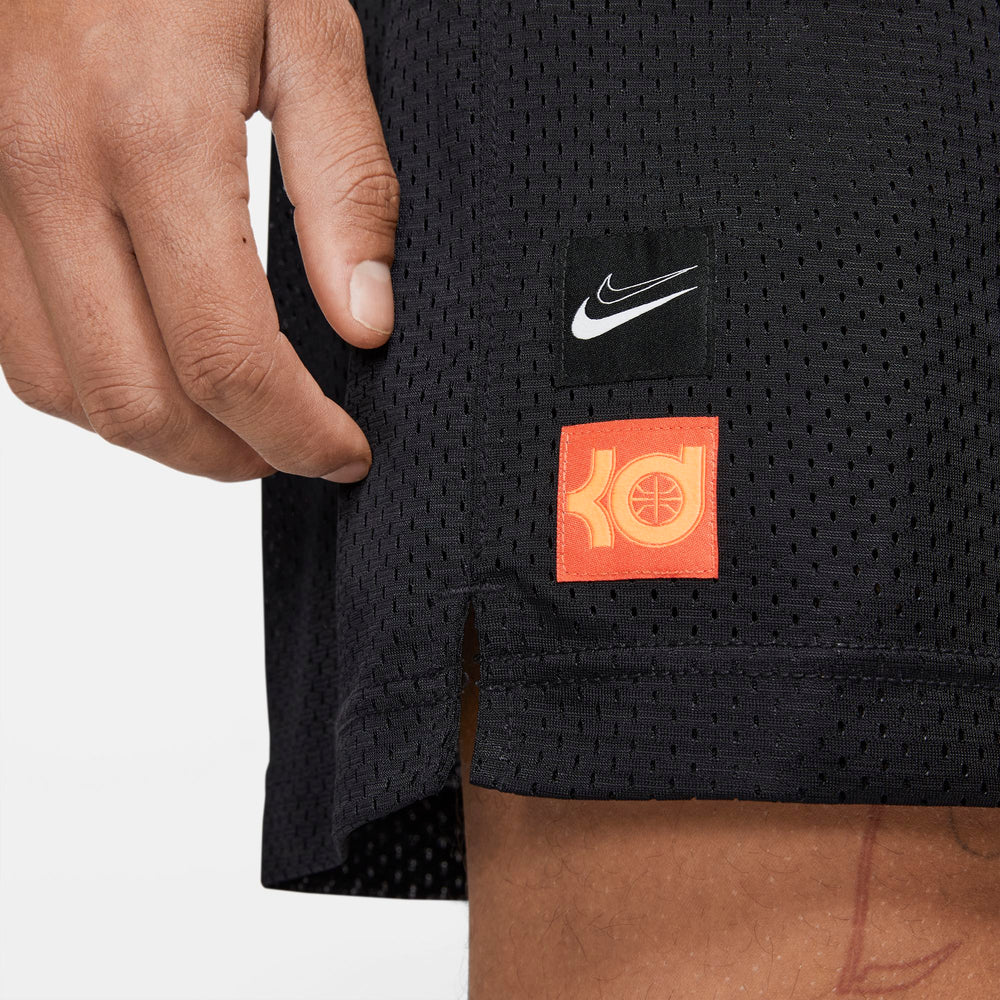 Nike KD Basketball Double Mesh Shorts - Black/Turf Orange/Summit White NK-CV2393-010