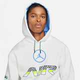 Nike Jordan Sport DNA HBR Pullover Hoody - White/University Blue NK-CV2984-100