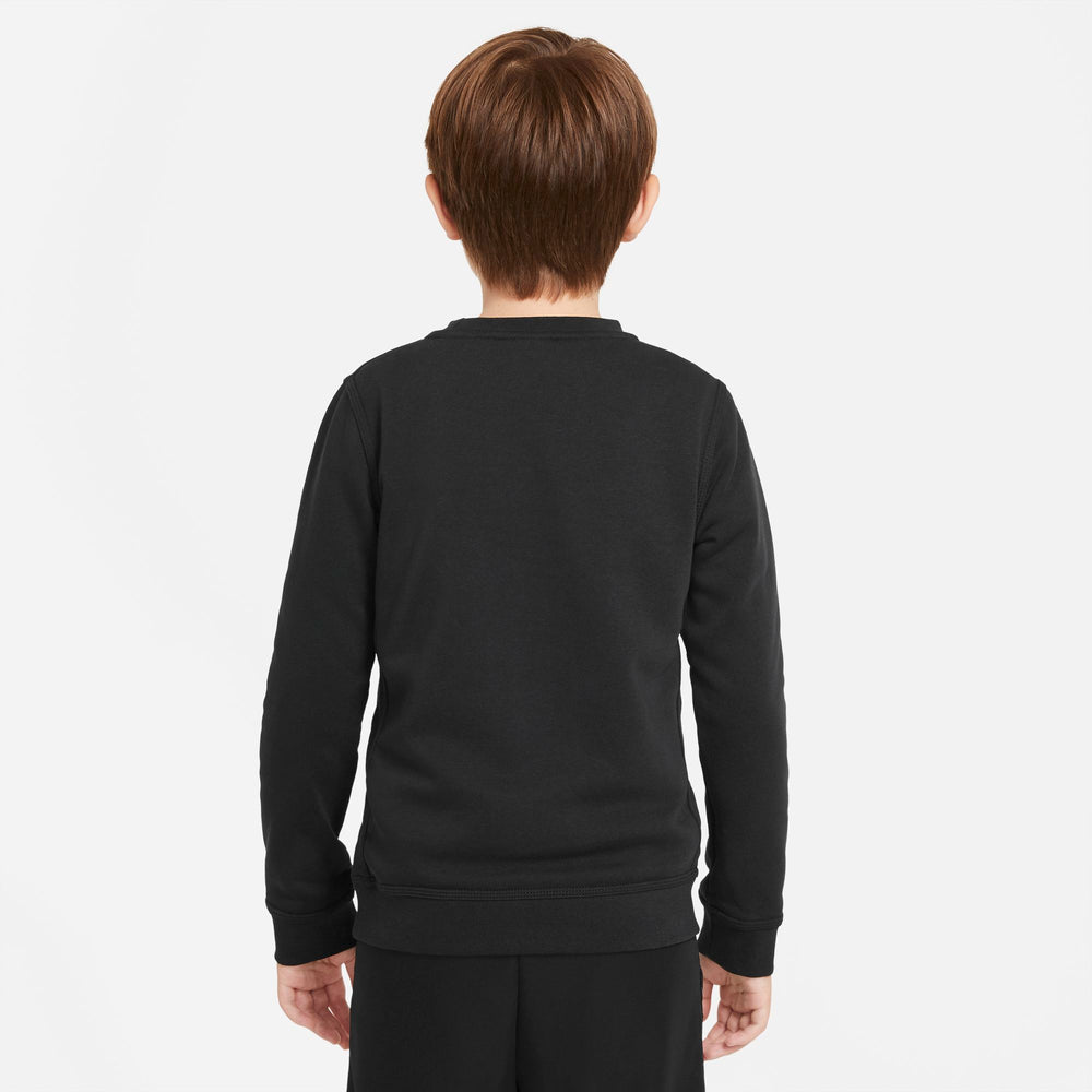 Nike Kids Sportswear Club Fleece Crewneck Sweatshirt - Black/University Red NK-CV9297-014