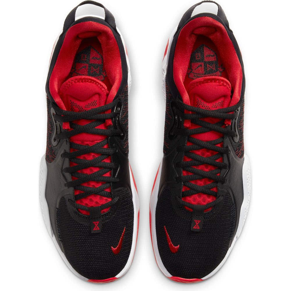 Nike Paul George PG Basketball Shoe Black/University Red/White