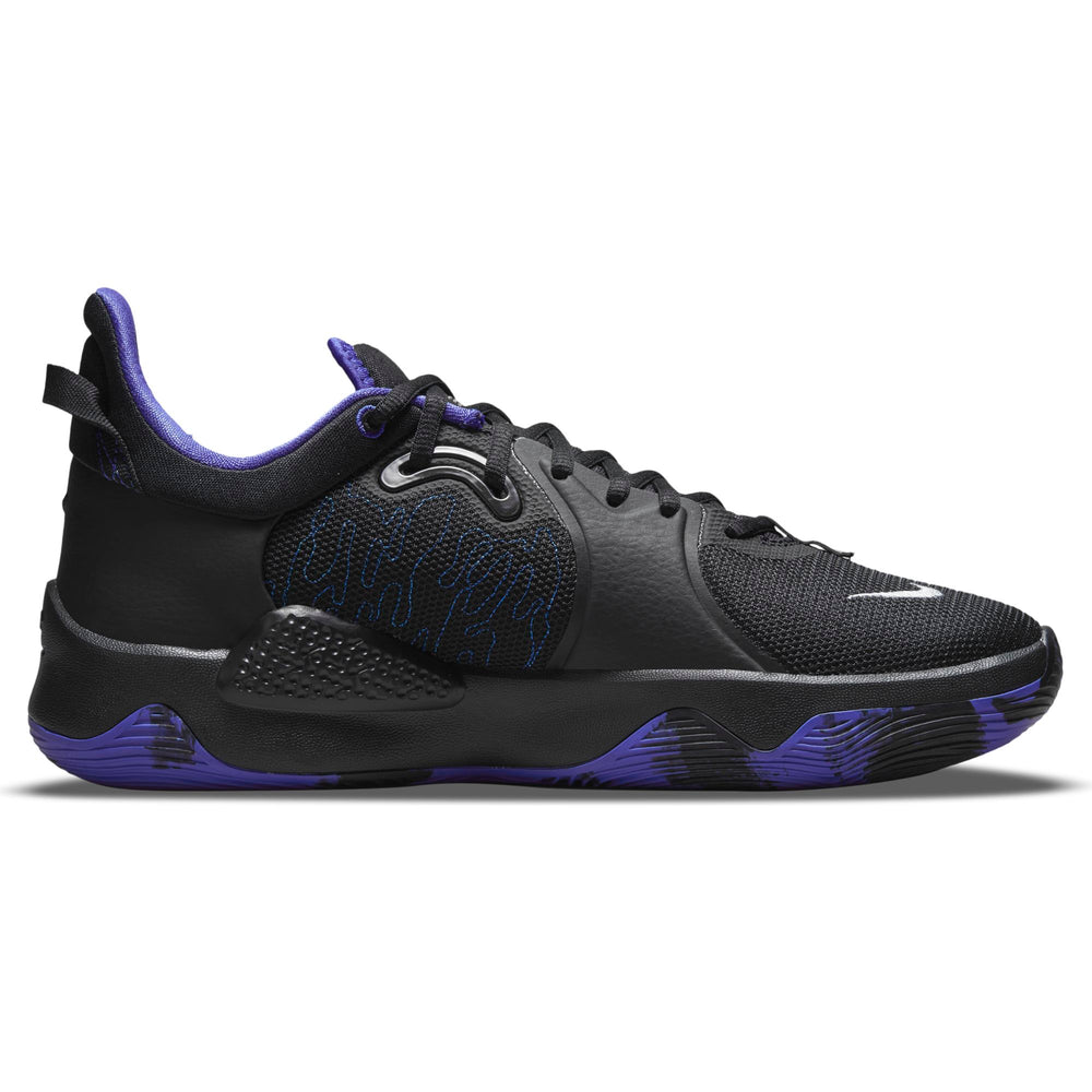 Nike Paul George PG 5 Basketball Shoe - Black/Metallic Silver/Lapis NK-CW3143-004