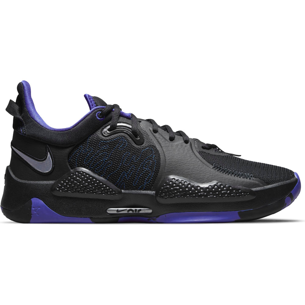 Nike Paul George PG 5 Basketball Shoe - Black/Metallic Silver/Lapis NK-CW3143-004