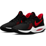 Nike Precision 5 Basketball Shoe - Black/University Red/White NK-CW3403-004