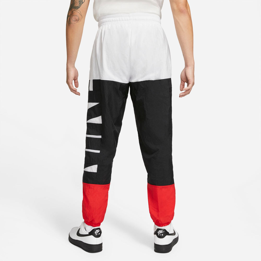 Nike Basketball Dri-fit Pants - White/Black/University Red NK-CW7351-100
