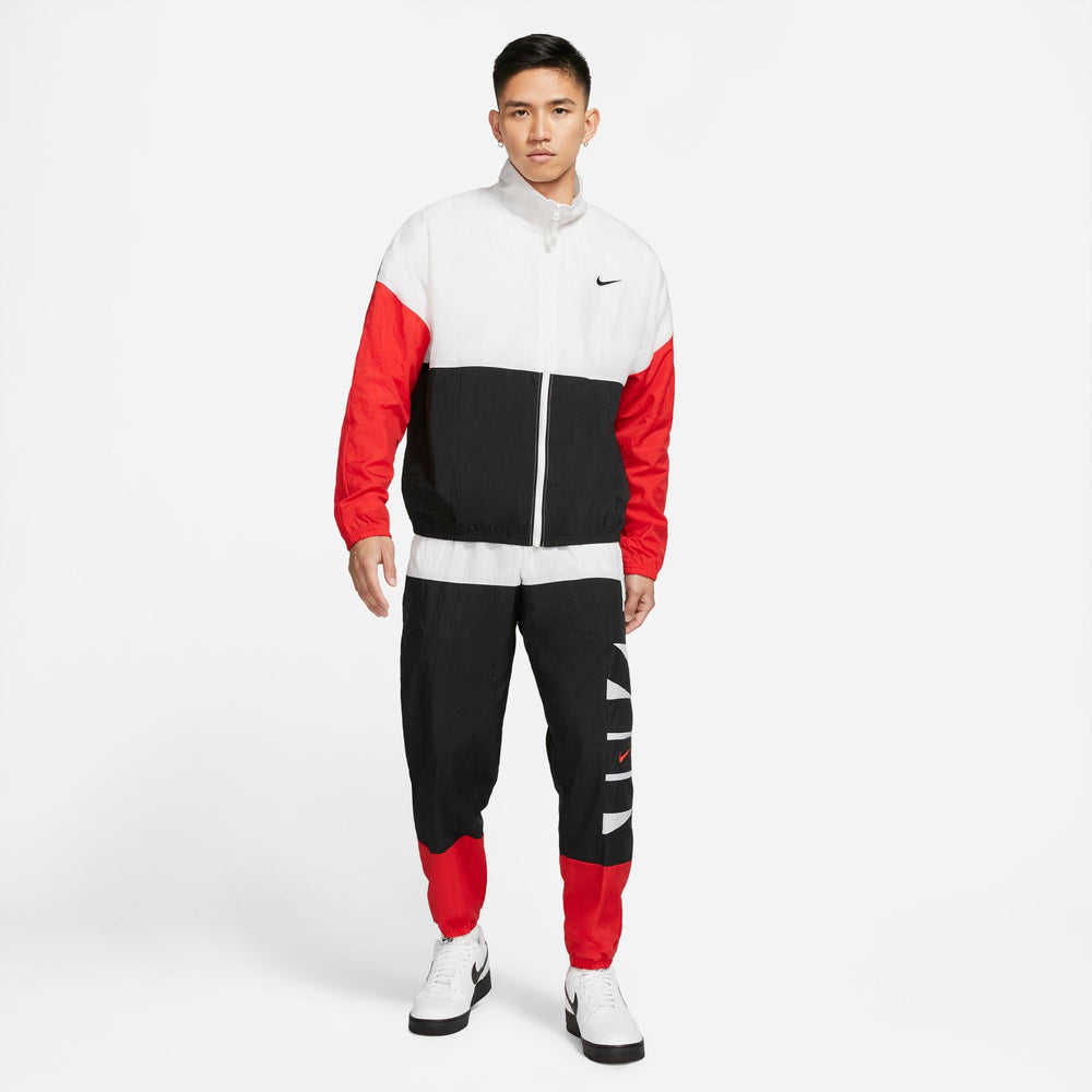 Nike Basketball Dri-fit Pants - White/Black/University Red NK-CW7351-100