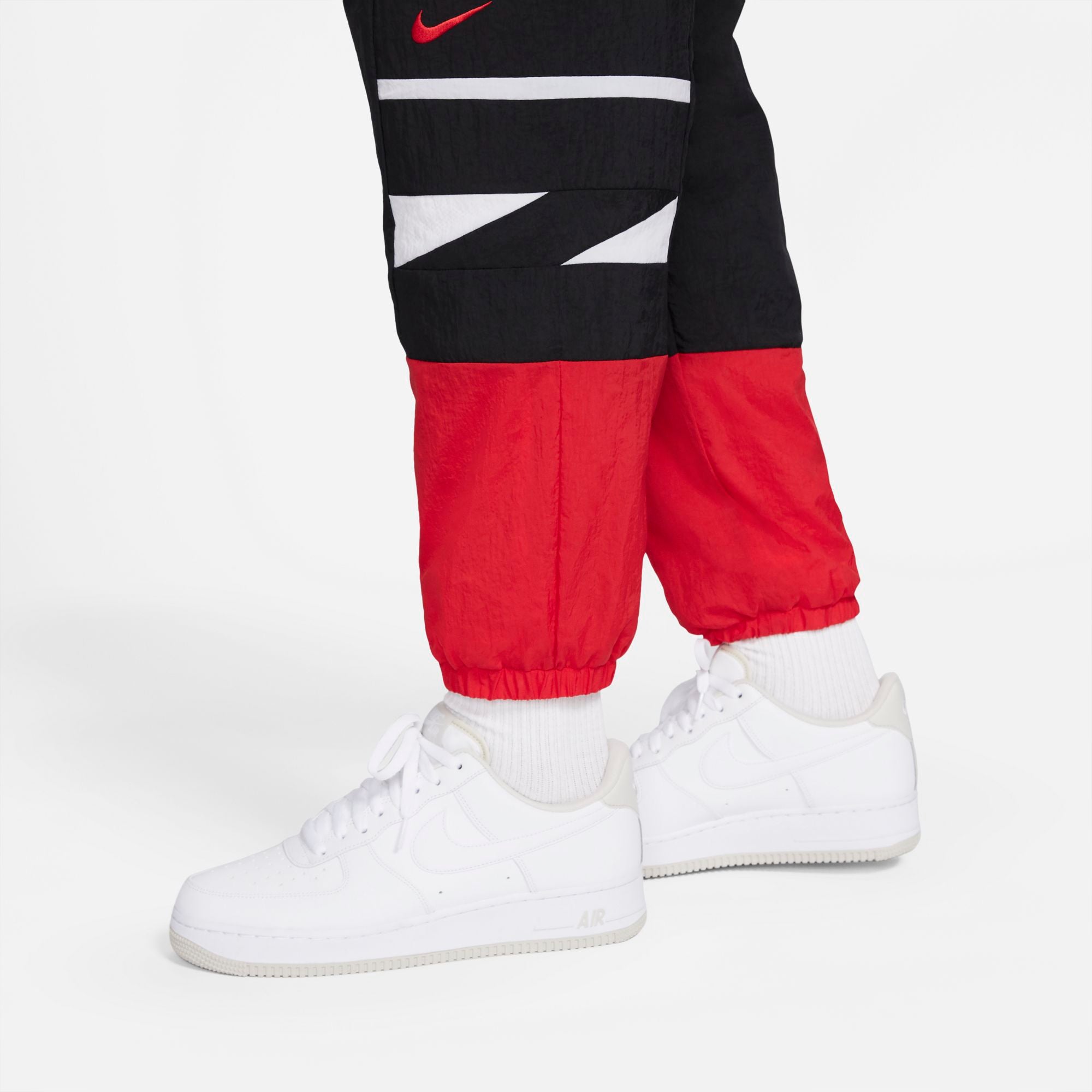 Nike Basketball Dri-fit Pants - White/Black/University Red NK-CW7351-100