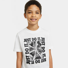 Nike Kids Sportswear JDI Hands In Tee - White - NK-CZ1818-100